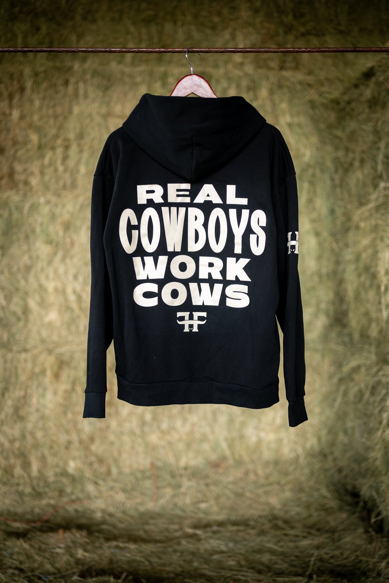 Real Cowboys Work Cows Hoodie