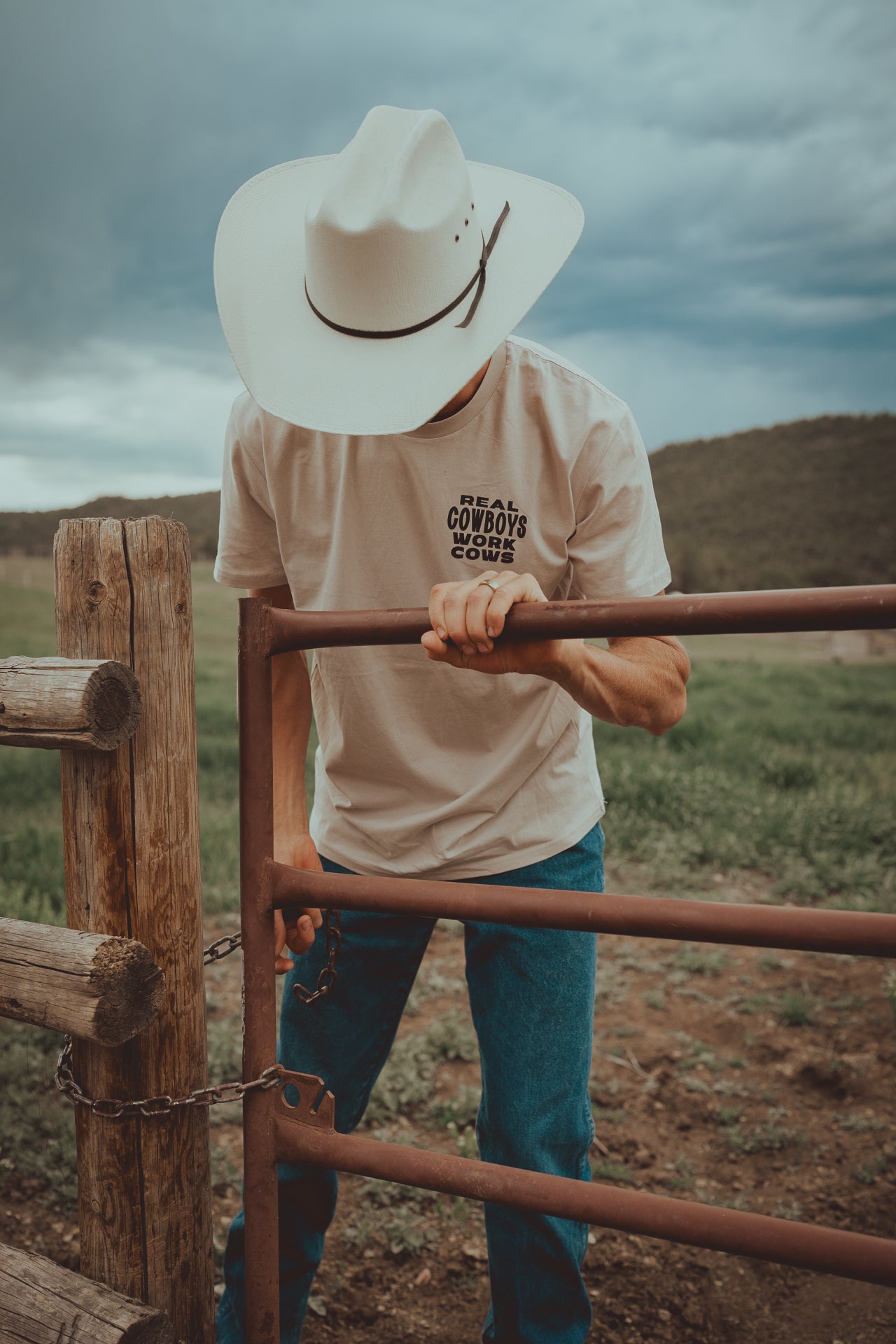 Real Cowboys Work Cows Tee