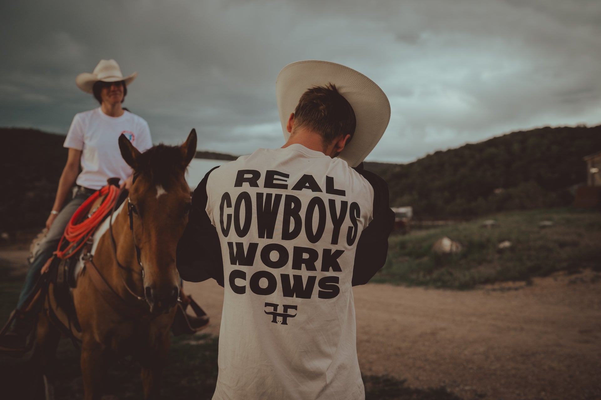 Real Cowboys Work Cows Tee