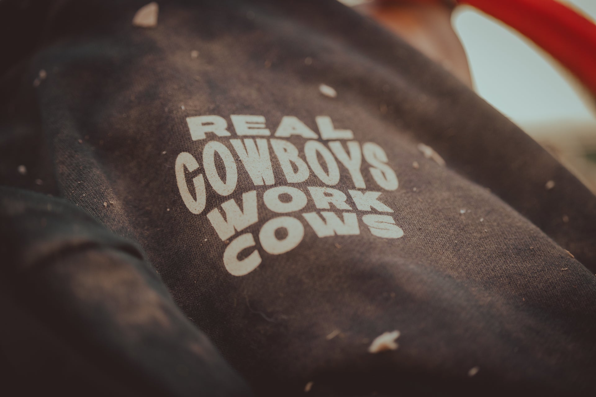 Real Cowboys Work Cows Hoodie