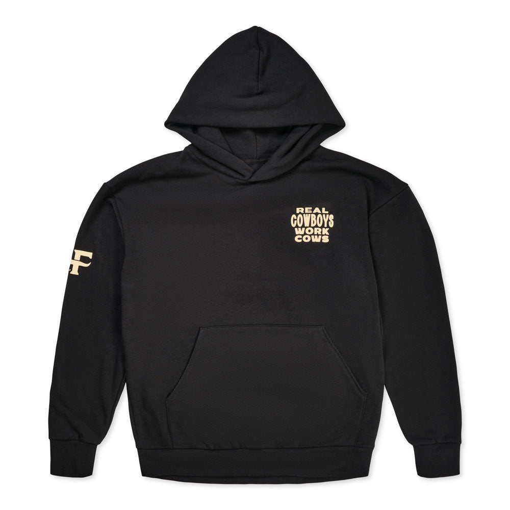 Real Cowboys Work Cows Hoodie